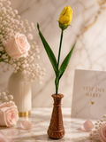 Tulipes avec ou sans vase (dispo en boutique ou à la demande en ligne)
