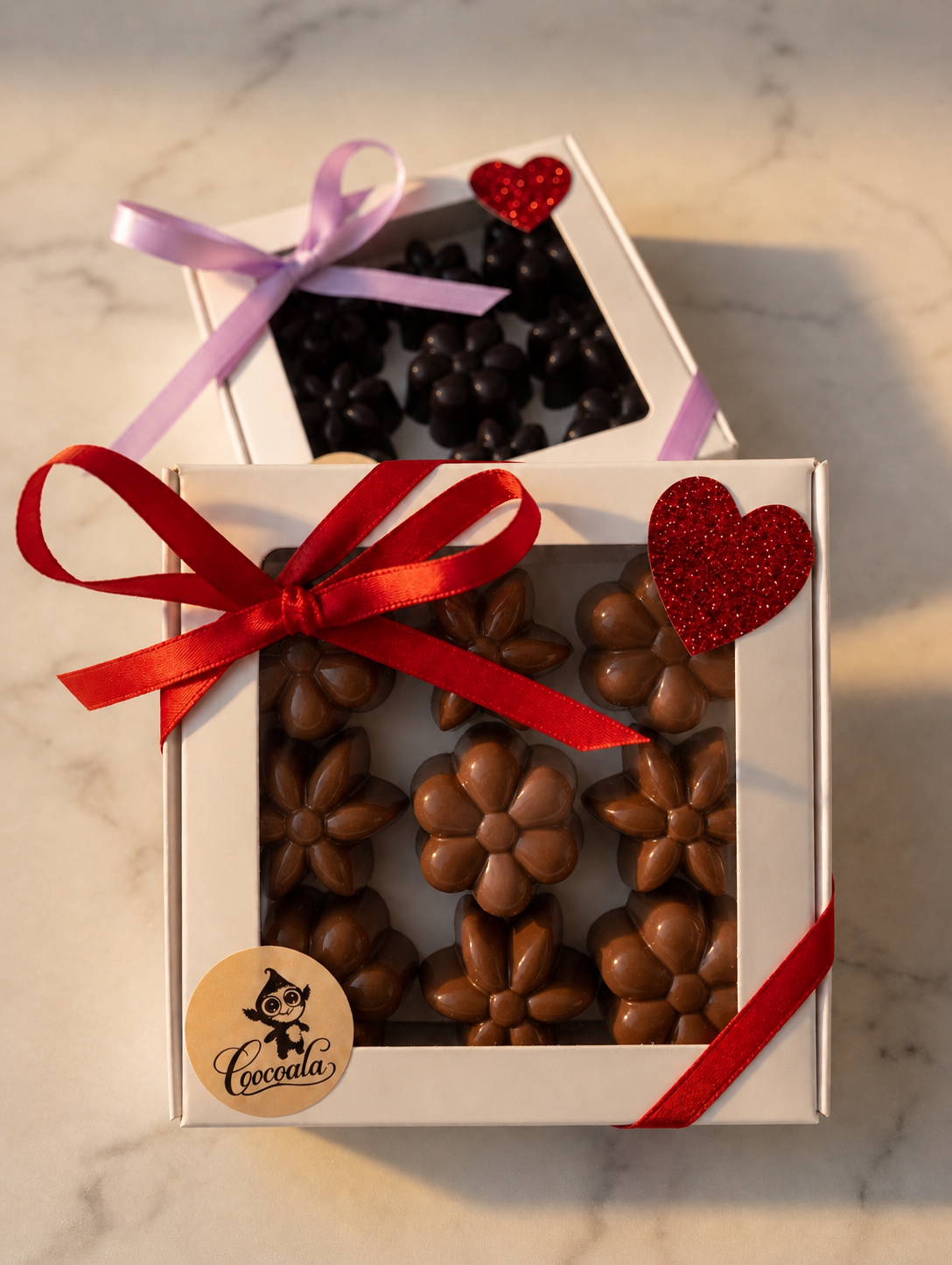 Fleurs pralinées