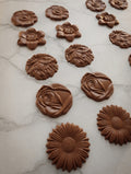 Fleurs feuilletine